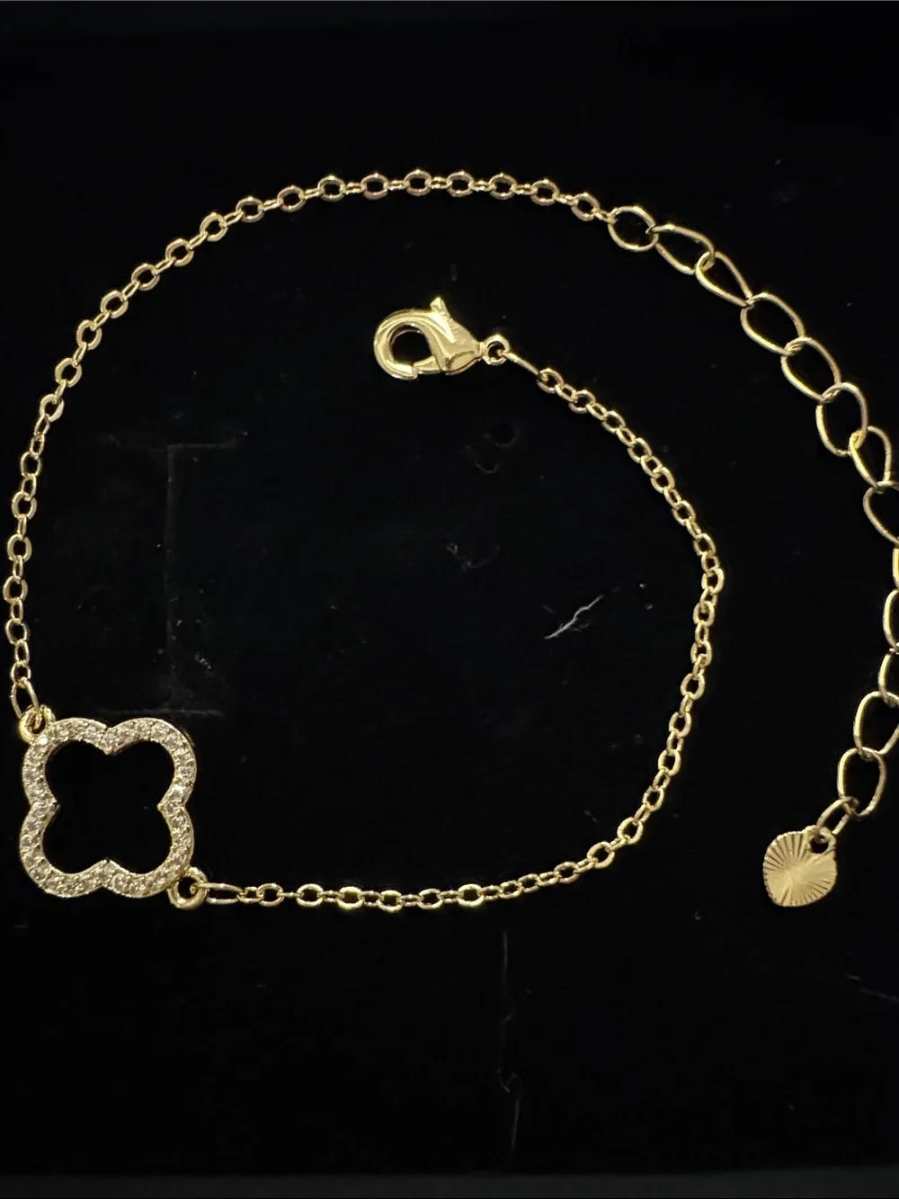 Gold Clover Pavé Bracelet - Women Jewelry